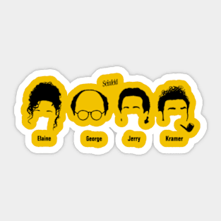 Yadda Yadda Yadda - Seinfeld Vintage Sticker